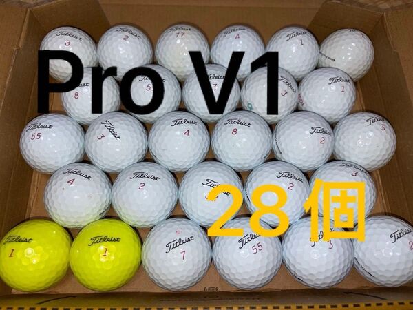 タイトリスト プロV1X 28個 A級多 ロストボール Titleist
