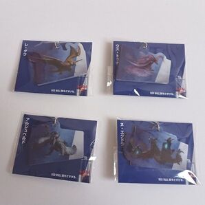 Red Bull モンスター ハンターワイルドアクリルキーホルダー 4個セット
