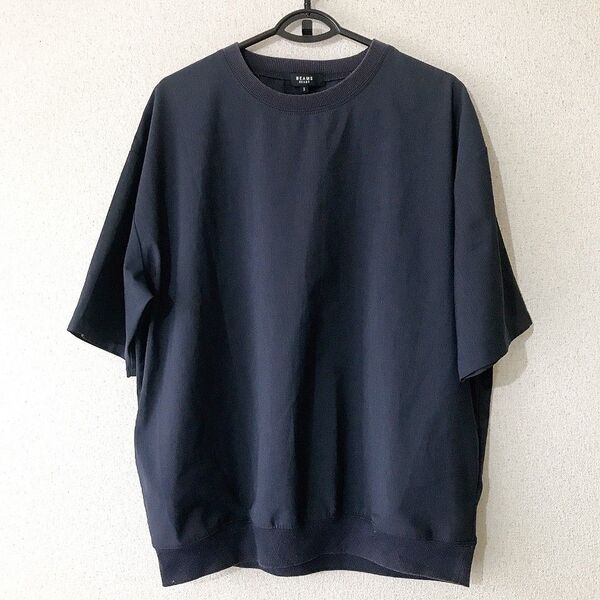 BEAMS HEART オーバーサイズ 半袖 ブラウス プルオーバー S サラリとした素材