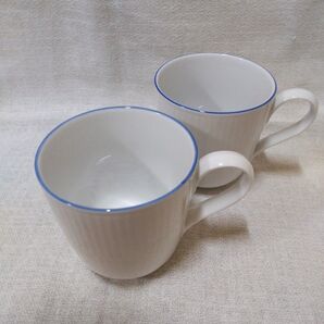 ロイヤルコペンハーゲン マグカップ 2個セット ホワイト