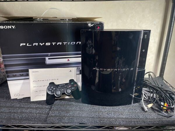 箱付き 外装極美品 CECHA00 PS3 プレステ3 SONY PlayStation3 初期型 ブラック