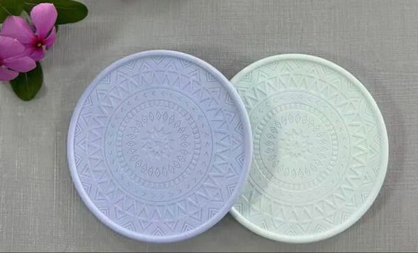 コースター 珪藻土コースター 吸水コースター 2枚 水切りキッチントレー 円型 吸水 速乾 断熱 おしゃれ 北欧