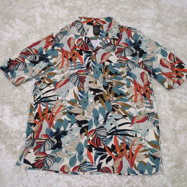 【美品】D/him ダブルスタンダードクロージング 総柄 シャツ 半袖