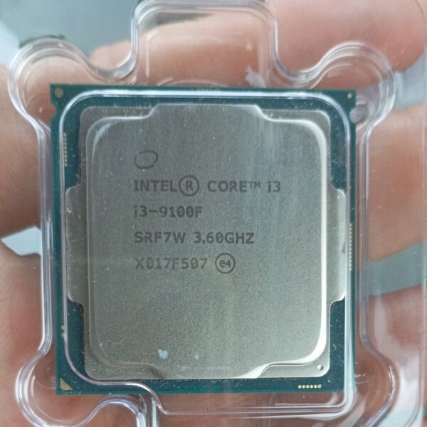 Intel CPU Core i3 9100f INTEL intel LGA1151 動作品 本体のみ