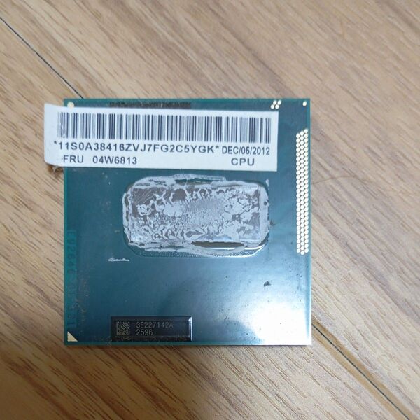 Intel CPU Core i7-3820QM Socket i7 3820qm 動作品 本体のみ