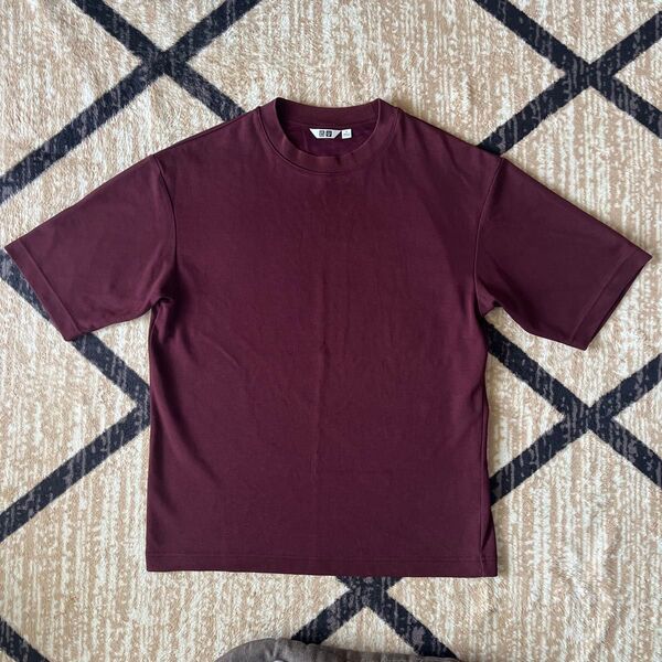 UNIQLO ユニクロ エアリズムコットンオーバーサイズTシャツ 5分袖