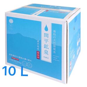 関平鉱泉水 10L 1箱 ミネラルウォーター 水 鹿児島県霧島市 名水 美容 健康 シリカ 防災備蓄品 ストック【再出品可能】