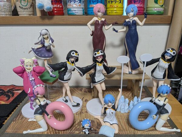 リゼロ Re:ゼロから始める異世界生活 一番くじ ラム レム エミリア ベアトリス