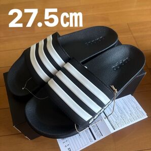 adidas ビーチサンダル アディレッタ 27.5㎝ ブラック/ホワイト