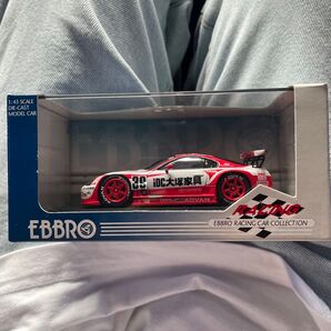 EBBRO 1/43 TOYOTA Supra JGTC IDC大塚家具 ミニカー 未使用