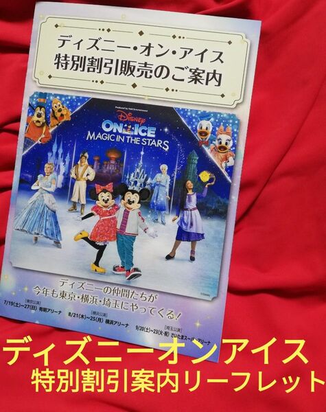 【特別割引販売】ディズニー オン アイス 2025 disney ON ICE 【ぬり絵付きパンフ】SnowMan 宮舘涼太