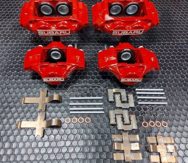 O/H済品 塗装色&ロゴ選択可能 スバルキャリパー1台分 86/BRZ(ZN6,8 /ZC6,8)流用等 オリジナルラベルも作製可