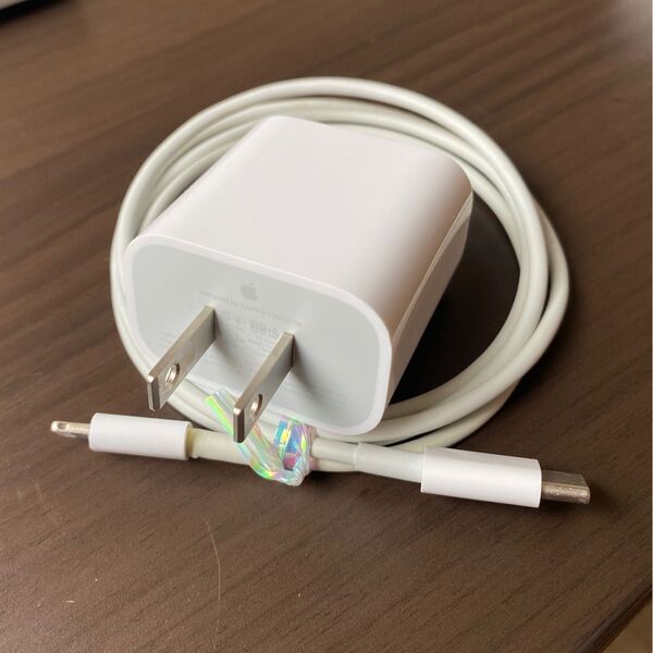 【Apple純正品セット】USB-Cアダプター18W 純正USB-CLightning ケーブル 1M