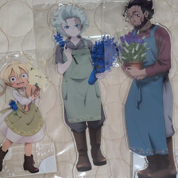メイドインアビス 一撃コレクション イルミューイ ワズキャン ベラフ 花屋 特大アクリルスタンド 未開封 セット