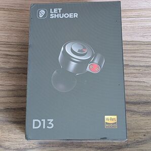 残り1【新品 未開封】Letshuoer D13 - Black 4.4mm