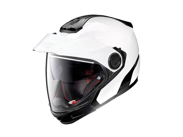 NOLAN(ノーラン)バイク用 ヘルメット システム Lサイズ(59-60cm) N40-5GT ソリッド(メタルホワイト/5)