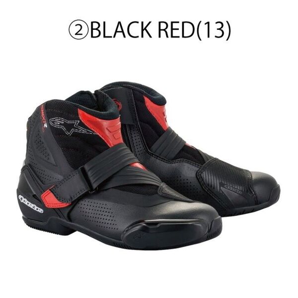 alpinestars(アルパインスターズ) バイクブーツ SMX-1 R v2 VENTED ブラックレッド25.0cm