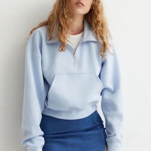 H&M Mサイズ ハーフジップスウェットトレーナー 裏起毛 AURALEE moussy ZARA トレーナー 長袖