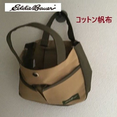 【未使用】エディー・バウアー Eddie Bauer ミニ・トートバッグ(コットン帆布)