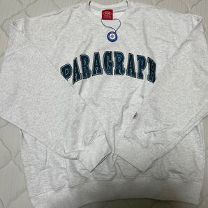 Paragraph パラグラフ トレーナー スウェット メランジグレー フリーサイズ