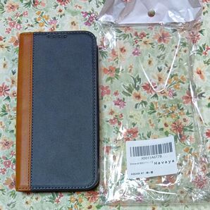 【新品上質】AQUOS R7 レザー調スマホケース 手帳型 グレーブラック