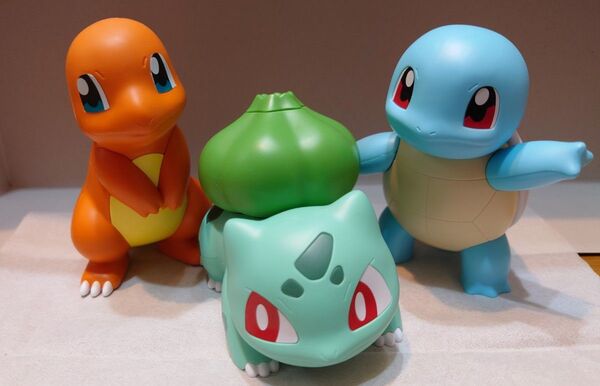 【組立済】 ポケモン プラモコレクション クイック!! フシギダネ ヒトカゲ ゼニガメ 【プラモデル完成品】