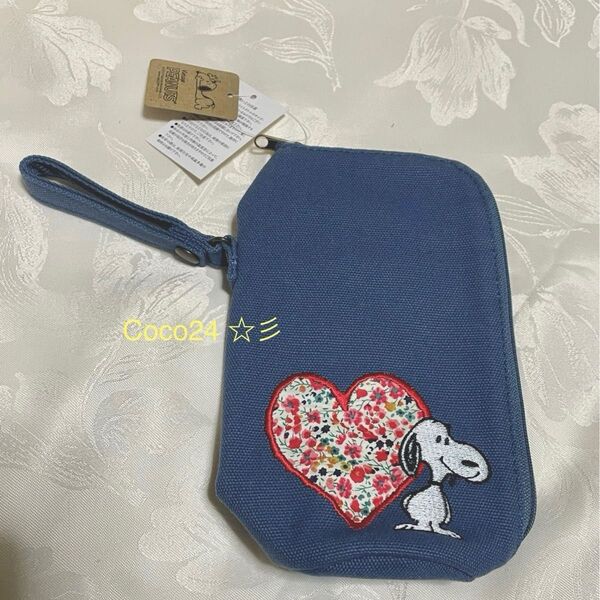 SNOOPY ペットボトルケース 保冷 スヌーピー刺繍デザイン SNOOPY Vintage PEANUTS 未使用