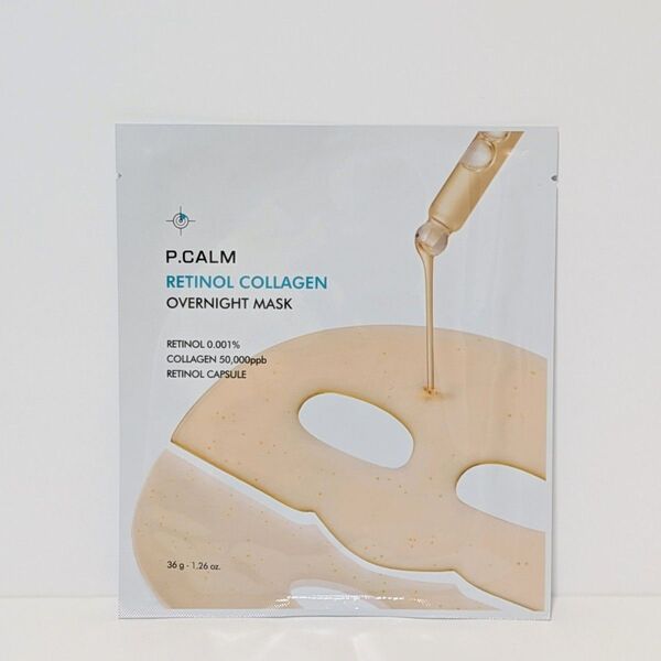 《新品》P.CALM◆レチノール コラーゲン オーバーナイトマスク 1枚