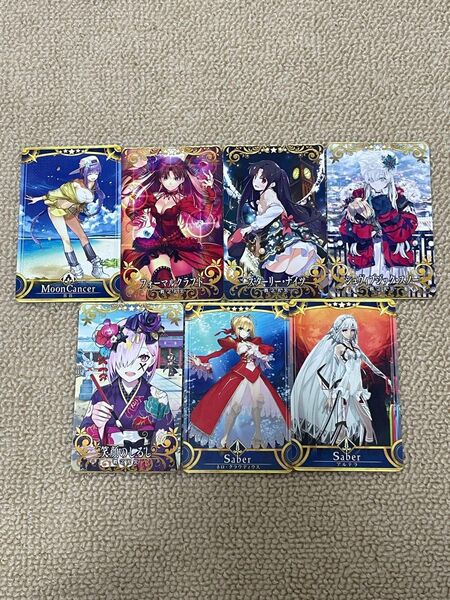 『Fate/Grand Order Arcade』フェイタルカード 水着BBなど7枚セット
