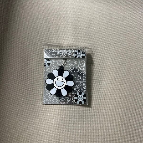 村上隆 FLOWER KEYRING フラワー キーリング カイカイキキ black