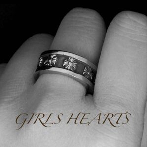 送料無料サイズご指定下さいクロムシルバーサージカルステンレスクロス十字架フープスペーサーリング指輪ガールズレディースボーイズメンズ