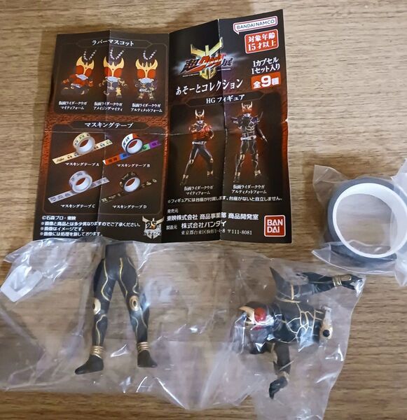 仮面ライダークウガ あそーとコレクション HGフィギュア アルティメットフォーム マスキングテープD 超クウガ展