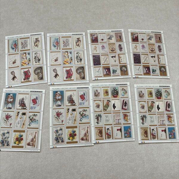 フェリシモ 1000種類の特別な気持ちを封するぜんぶ柄の違う切手風シールシートの会 切手風シール 15 愛着あるどうぐたちw