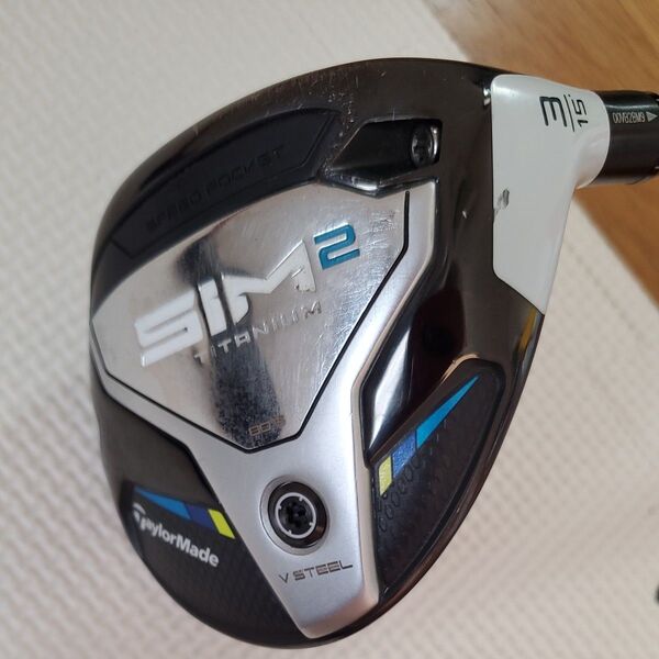 SIM2 MAX フェアウェイウッド 3W 15° テンセイTM-50。Flex-S、43inch装着。ヘッドカバー付属します。