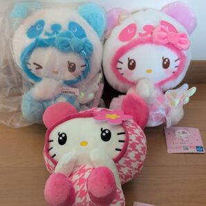パンダハローキティ ときめく平成BIGぬいぐるみ エモきゅーとエンジェルBIGぬいぐるみ