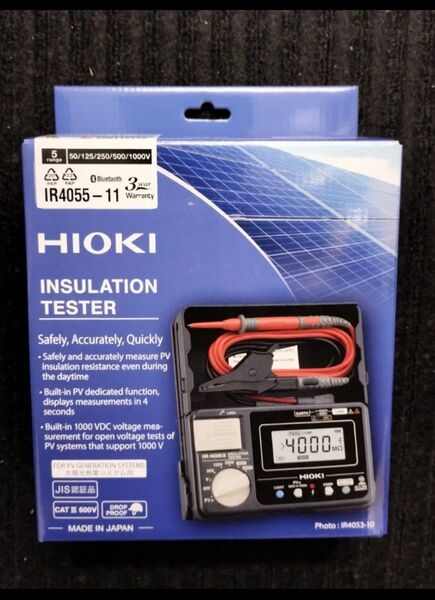 ★新品未開封★ 2025年購入 日置 絶縁抵抗計 IR4055-11 日置電機
