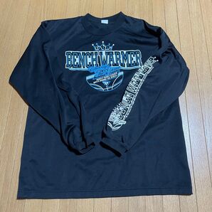 bench warmer バスケ ロンT 長袖Tシャツ 黒