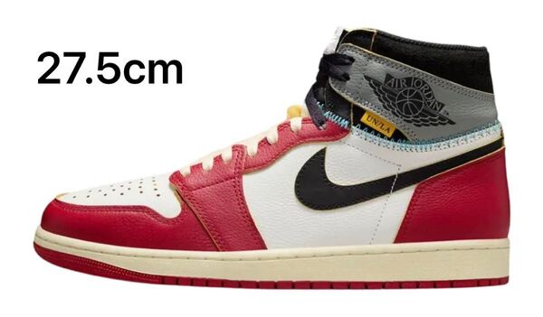 UNION × Nike Air Jordan 1 Retro High OG Chicago/Shadow 27.5cm 9.5