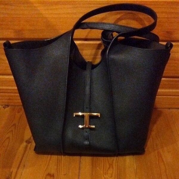 トッズ TOD'S T タイムレス レザー ショッピングバッグ スモール XBWTSBA0200Q8EB999