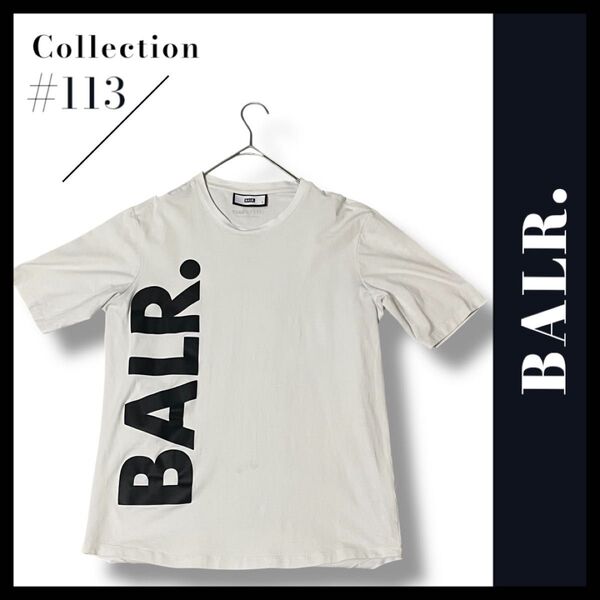 BALR. ボーラー ビッグロゴ 半袖 Tシャツ ホワイト Lサイズ トップス