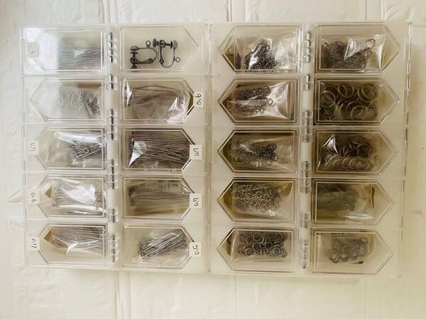 貴和製作所 アクセサリーパーツ材料 S古 丸カン 三角カン Tピン 9ピン デザインピン セット まとめ売り