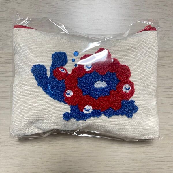 ミャクミャク ポーチ 刺繍 大阪万博 関西万博 公式グッズ ポーチ入りスナック