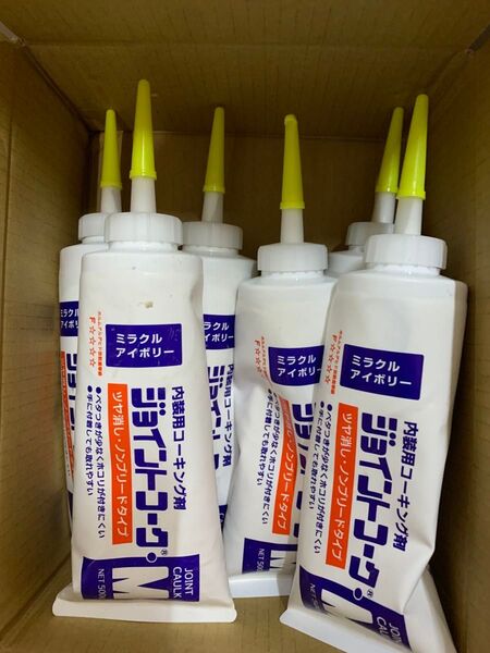 ヤヨイジョイントコーク 艶消しミラクルアイボリー×6本