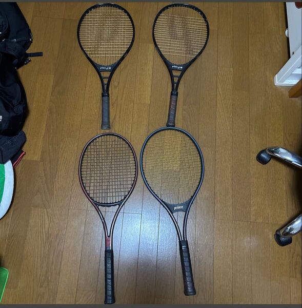 ダンロップパワーマスター テニスラケット プリンス テニス ラケット スポーツ 4つ まとめ売り