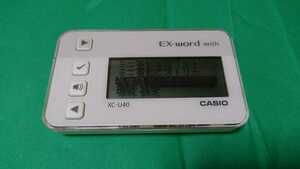 ☆中古。デジタル単語帳、カシオ、CASIO　XC-U40WE(1台)。 