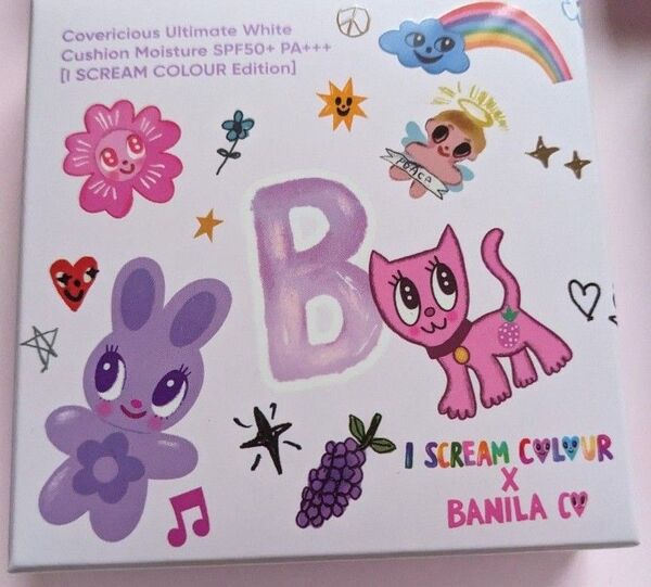 BANILA CO バニラコクッションファンデ I SCREAM COLOUR 未使用 21 アイボリー ステッカーつき 限定