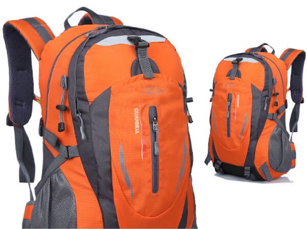 【人気】登山用 リュックサック 大容量 アウトドアパック オレンジ/バックパック セール 送料無料 男女兼用 普段使い キャンプ