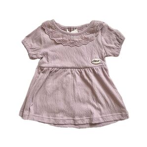 半袖Tシャツ カットソー 半袖 子供服 キッズ 女の子 パープル 紫