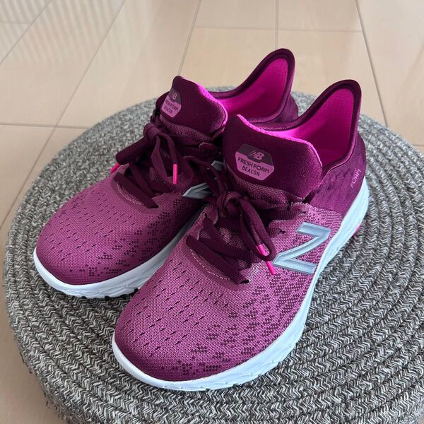 New Balance FRESH FOAM BEACON v3 パープル 23.5cm ニューバランス スニーカー