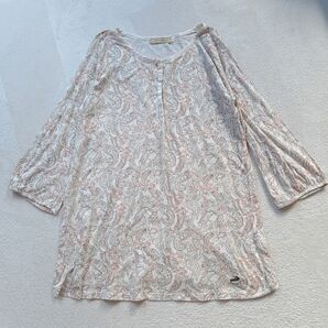 クロコダイル CROCODILE カットソー ペイズリー Lサイズ トップス シャツ